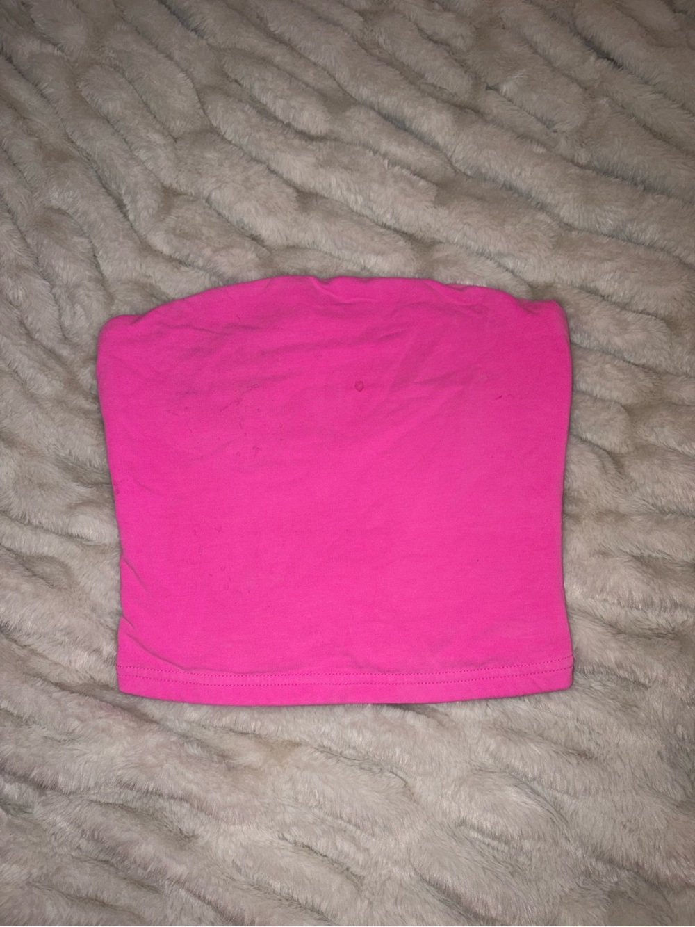 Aritzia TNA Hot Pink Tube Top